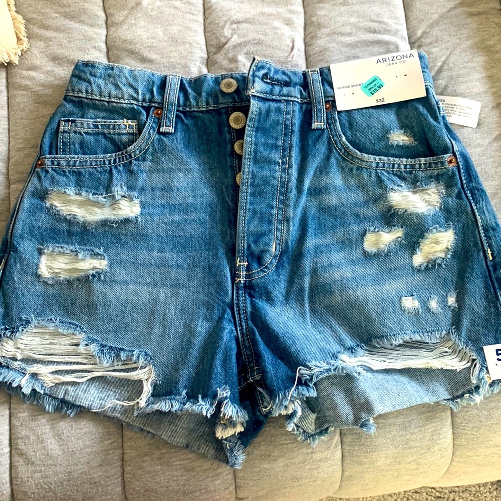 Arizona Distressed Jean Shorts